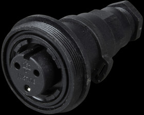 PX0732/S Connector, in-line flex, 3 pole, socket