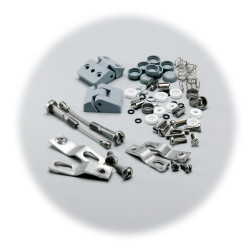 Uchwyt mocujący do ALU, EURONORD, 146 x 244mm, Fibox