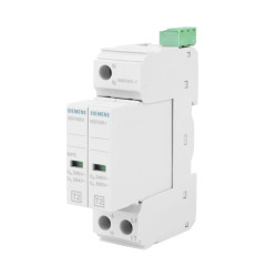 Ogranicznik przepięć Typ T2 1P+N Uc 350V szerokość 24mm 20kA TN-S ze stykami sygn. SENTRON 5SD7422-1