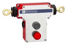E-Stop Rope Pull Switch, Dual, 1/2 NPT