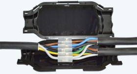 GTQA 25/16 - osłona żelowa rozgałęźna ze złączką, IP68, 400V, śr. przewodów 18-33mm