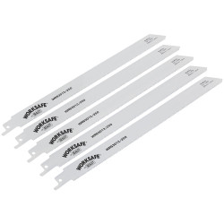 Worksafe WRS3013/250 Reciprocating Saw Blade 250mm 14tpi - Pack of 5