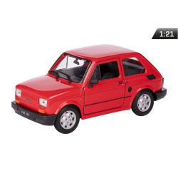 Model FIAT PRL 126p czerwony skala 1:21 mały Fiat maluch