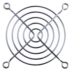 Osłona wentylatora - 40mm - kratka chromowana - grill