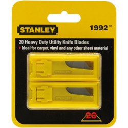 Stanley 1-98-460 1992B Heavy Duty Utility Knife Blades - Twin Pack (2 x 10)