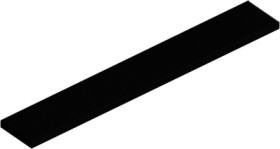 Extruded heatsink, (L x W x H) 1000 x 150 x 27 mm, 1.8 to 1.15 K/W, black anodized, 10021621