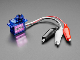 Adafruit Micro Servo with Alligator Clips