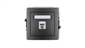 Deco Gniazda Telefoniczne Pojedyncze 1Xrj11, 4-Stykowy, Beznarzędziowe...