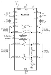 ±15kV ESD-Protected, RS-232 Transceivers for Multidrop Applications