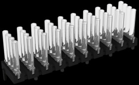 12.968.124 Light guide 2 x 4-way 30 mm, ø 2 mm, vertical