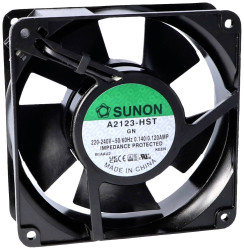 Sunon A2123-HBL.(7).GN Wentylator osiowy 230 V/AC 190.24 m³/h (D x S x W) 38 x 120 x 120 mm
