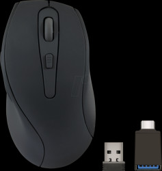 SL-630004-RRBK Mouse, wireless, ergonomic, black