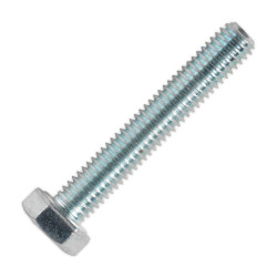 Sealey SS530 HT Setscrew M5 x 30mm 8.8 Zinc DIN 933 Pack of 50