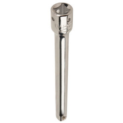 Nasadka, Polerowane, Stal stopowa, rozm: 1/4 cala, typ: Kwadratowy