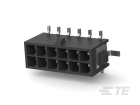 Wtyk PCB 12-pinowe raster: 3mm 2-rzędowe TE Connectivity Montaż na płytce