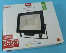 NAŚWIETLACZ LED 30W 6500K 2550lm ATRIA30