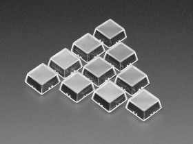 Adafruit Black Relegendable Plastic Keycaps for MX Compatible Switches