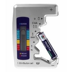 Tester baterii CYFROWY AA AAA Linijka LCD