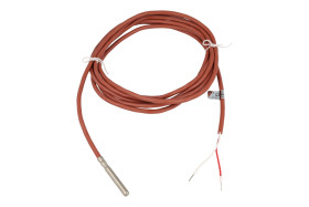 Czujnik; temperatury; 1-FS-PT1000-3K; z obudową; rezystancyjny; cylindryczny metalowy; PT1000; z przewodem 3mb; fi 6x50mm; 1000O