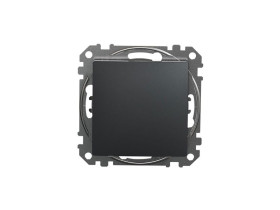 SEDNA DESIGN & ELEMENTS Wyłącznik krzyżowy czarny antracyt SDD114107 SCHNEIDER ELECTRIC