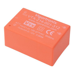 12V AC-DC 1W High Performance Single Output Power Supply VTX-214-001-312