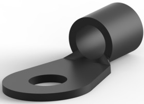 Uninsulated ring cable lug, 10.5-16.8 mm², AWG 6, 6.73 mm, metal, 33465