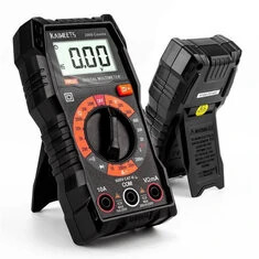 EU Bezpośredni miernik cyfrowy KAIWEETS KM100 AC/DC Napięcie Prąd stały Rezystancja Tester Najlepsze funkcje bezpieczeństwa, naj