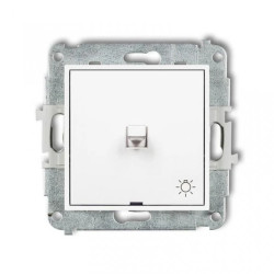 ICON Mechanizm łącznika zwierny światło w stylu amerykańskim biały mat 25IWPUS-5