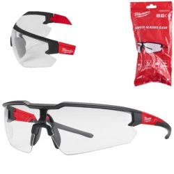 Okulary ochronne bezbarwne robocze, odporne na zarysowania MILWAUKEE