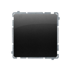 Simon Basic Zaślepka ramki – mocowanie na zatrzask do ramki czarny *Do modułów wewnętrznych w ramkach wielokrotnych BMP/49