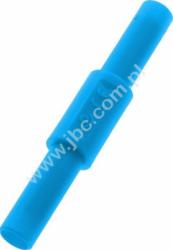 3310-IEC-BL Sprzęgło przewodów pomiarowych bezpiecznych, 2x gniazdo 4mm, niebieskie, ELECTRO-PJP, 3310IECBL