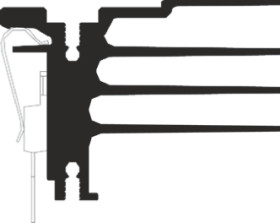 Radiator 50 x 54.5 x 37.1mm 3.91K/W