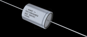 PEG124MF333AQL1 electrolytic capacitor, axial, 330 µF, -10...+30 %, 63 V, 125°C,