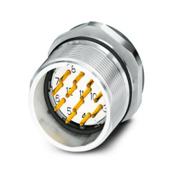 Złącze wielostykowe przemysłowe 16-pinowe M23 Montaż przedni Wtyczka Phoenix Contact