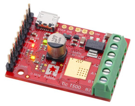 Pololu Tic T500 USB Multi-Interface Stepper Motor Controller (Connectors Soldered)