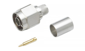 Złącze koncentryczne Montaż na kablu Męski 50Ω typ złącza Złącze N 11GHz Lutowane typ kabla Belden 9913, LMR 400