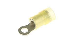 Zacisk oczkowy rozmiar przewodu 6mm² Ø , M3.5 izolowany średnica wew 3.7mm Żółty RS PRO