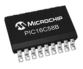 Mikrokontroler Microchip PIC16C SOIC 18-pinowy Montaż powierzchniowy PIC 3 kB 8bit CAN: 40MHz RAM:73 B Ethernet: OTP
