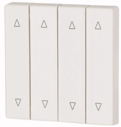 Xcomfort Klawisz poczwórny biały połysk roletowy 193995