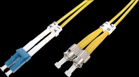 DK-2931-01 Fiber Optic Singlemode Patch Cord, LC / ST