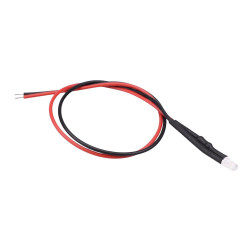 Red Flashing Prewired 3mm LED