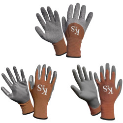 Kent &amp; Stowe 70105487 Multi-Task Gloves - Large, Triple Pack