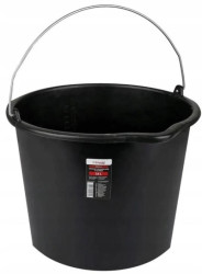 Wiadro budowlane ogrodowe gospodarcze 16L z uchwytem i lejkiem Schmith