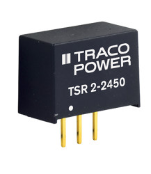 Regulator przełączający, Uwe 3 → 5.5V dc, Uwy 1.2V dc, Iwy 2A, TRACOPOWER, TSR 2