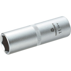 Toolcraft 1/4&quot; Drive Long Reach Socket 11mm