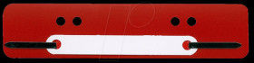 100 filing strips, red