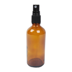 Butelka Szklana Brązowa 100ml z Atomizerem - Apteczna - Aromaterapia