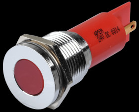 Q16F1CXXR24E Indicator LED, 24 V DC, 16 mm, FASTON, red/BrC