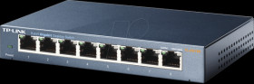TL-SG108 8-port Gigabit desktop switch, metal enclosure