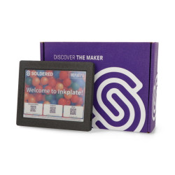 Inkplate 6COLOR z obudową i akumulatorem - wyświetlacz e-paper 5,85'' 600x448px - ESP32 - zgodny z Arduino - Soldered 333231